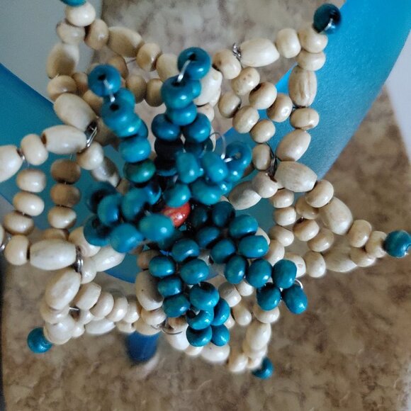 COCONUTS by MATISSE Colorful Beaded Flower Thong Sandals with Kittie Heel - Picture 9 of 11